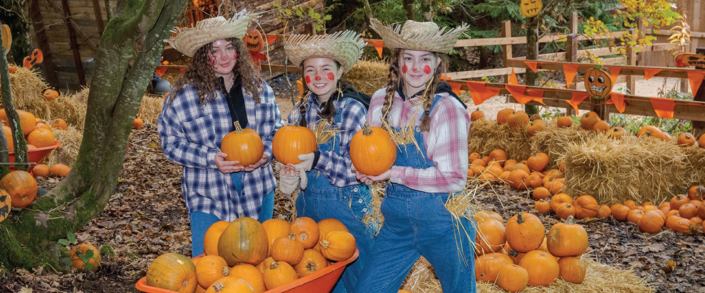 Luggwoods Halloween Events - Halloween Crew with Pumpkins